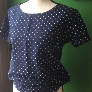BOGO item - J Crew Linen Polka Dot Shirt